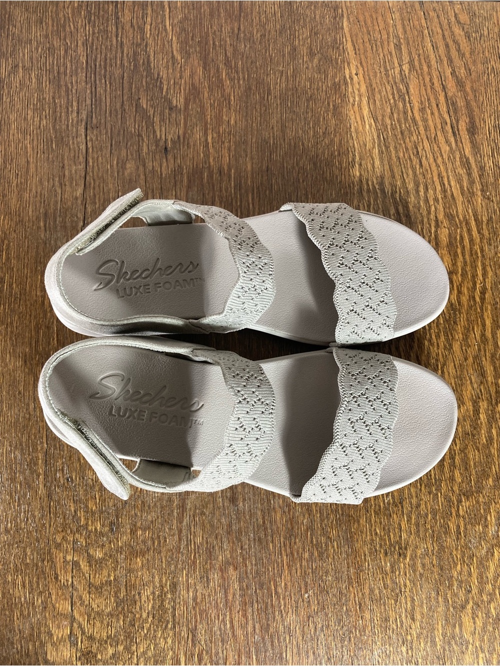 Skechers Arya-On the Rise Slingback Sandal Women’s Size 7 Taupe - Picture 5 of 9